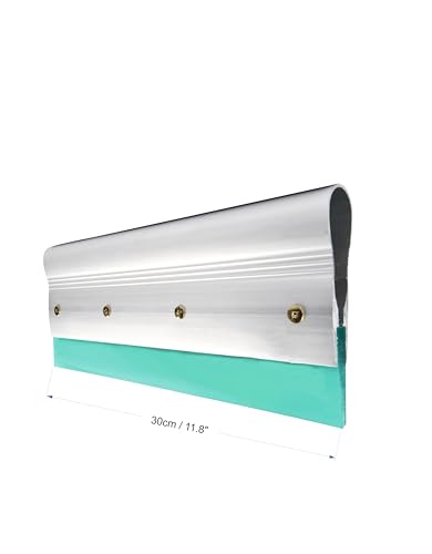 Raclette de sérigraphie en aluminium de 30 cm pour impression textile - 3