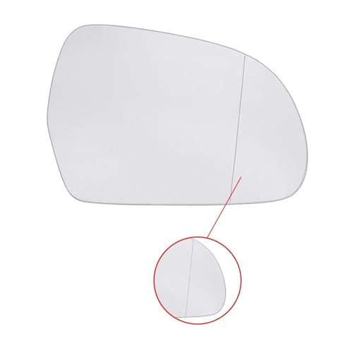 Miroir de rétroviseur de rechange thermique pour aile de porte A4 - 4