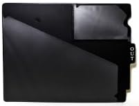 New Filing AIDS, Vinyl OUTGUIDES, Letter Size, 2 Pockets, Package of 25. Letter Size Vinyl OUTGUIDES. (Black)