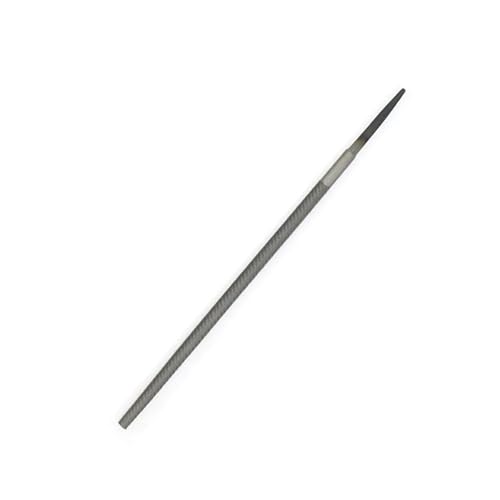 HERYBDCK 5 Styles Industrial Medium-Toothed Steel Files 6 Inch Flat/Round/Half Round/Triangle/Square for Metalworking Woodworking Steel Rasp File Flats