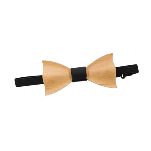 Boys Bow Tie Boys and Girls Tie Novelty Wooden Design Festive Accessory