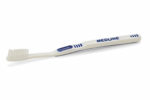 Medline MDS136850H Toothbrush, Premium, Indiv Wrapped, Soft