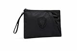 Pochette clutch da polso realizzata in semplice nylon opaco