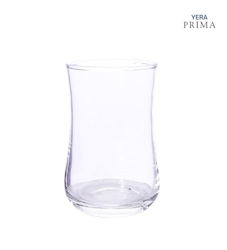 Image of Yera Prima Bonn Zest Designer Tumbler Set of 2, 230 ml Each Transparent | Hot & Cold Drinks, Juice, Cocktail, Milkshake, Smoothie | Ideal for Home, Party, Restaurant, Gifting | Special Occasions