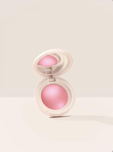 Image of RARE BEAUTY Soft Pinch Luminous Powder Blush, (SHADE Happy Cool Pink) | Luminous Finish, Compact with Mirror, Natural Flush Look, All Skin Tones, Travel Friendly