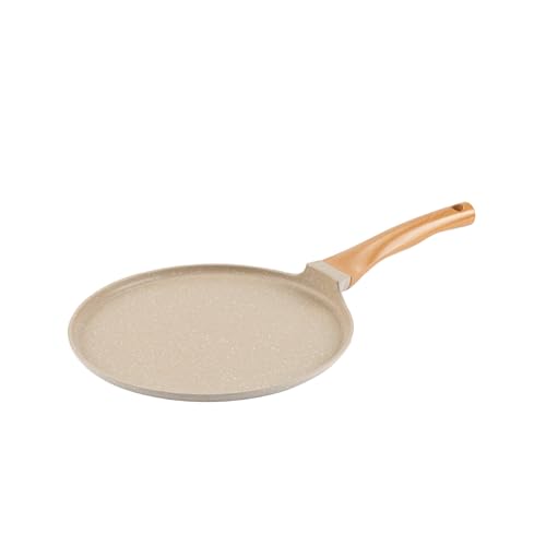 FLORINA Sartén de Crepes - Aluminio OSLO (28 cm) I Recubrimiento Antiadherente Cerámico I Resistente al Calor | Sartén para Crepes Adecuada para Cocinas de Inducción, Gas y Eléctricas