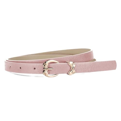 Women's Skinny Belt For Dress Buckle Adjustable Belts Metal Metal Buckle Fall Faux Leather Casual Groove Belt