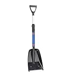 Snow Shovel, Ergonomic Snow Shovels With D-Grip Handle, 29 Inch Retractable Snows Shovel Pusher, Garden Tool For Winter Snows Removal, Driveway Sidewalk Doorway Car Garage Outdoor