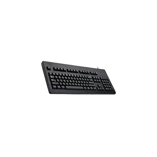 Cherry MX Blue Switch Standard Corded Keyboard - 104 Keys (G80-3000LSCEU-2)