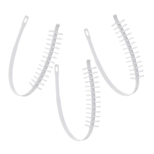LOLIPPYY 3 Piezas Cepillo de Limpieza Flexible para Lavadora Accesorio Duradero para Interior de Tambor Suciedad y Olores Herramienta Multifuncional para Electrodomésticos Color Blanco