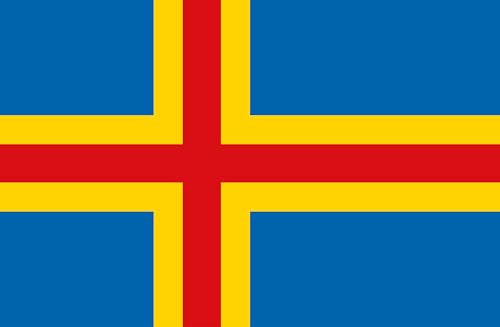 Image of AZ FLAG Aland Flag 2' x 3' - Aland - Finland flags 60 x 90 cm - Banner 2x3 ft