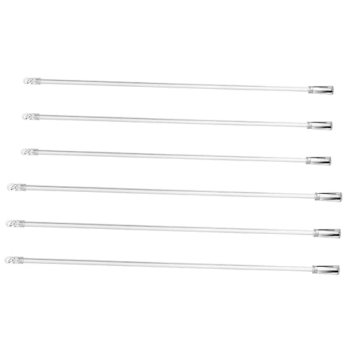 Healifty 6 Piezas Ciegas Gancho Accesorios para Cortinas y Repuesto Práctico y Ligero para Uso Diario