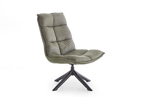 Atlantic Home Collection XL Dreh-Sessel Clay mit modernem Metallgestell,...