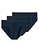 Produktbild Schiesser Herren 3 Pack Unterwäsche Mit Weichem Bund Bio Baumwolle - 95/5 Organic Slip, Dunkelblau_179572, XL EU