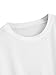 Milumia Women's Basic T Shirt Round Neck Short Sleeve Rolled Cuff Curved Hem Casual Tunic Tops White Large