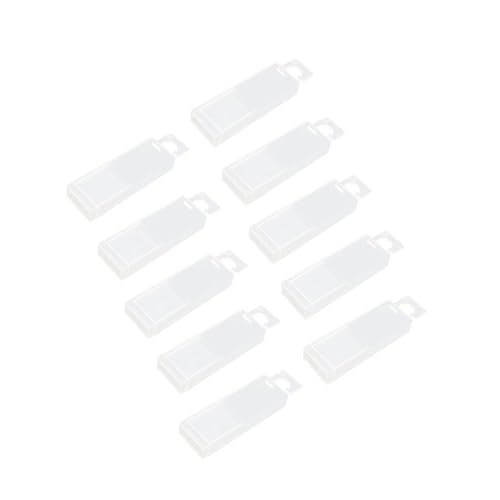 F Fityle Boîte de rangement de forets 10 pièces, boîte de fraise de foret, boîte de foret hélicoïdal télescopique, accessoires d'emballage d'outils, étui de, 1mm 4mm