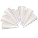 Fityle 30 Pieces White Cone Shape Christmas Tree Styrofoam Polystyrene Foam Materials for Kids Crafts DIY Modeling Handmade Toys 150mm