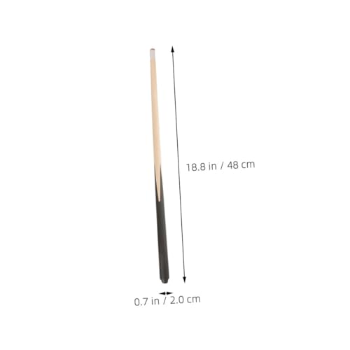 3 piezas taco de billar corto para niños madera resistente miniatura 2