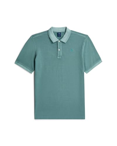 Polo G-Star Dunda slim bleu L anti déformation