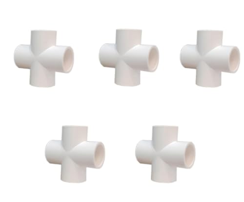 Image of HPF UPVC Cross Tee 1 inch Inch HEAVY FITTINGS (1 inch Inch Cross tee, 5)