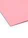 Smead FasTab Hanging File Folder, 1/3-Cut Built-in Tab, Letter Size, Dark Pink, 9 Count (64014)