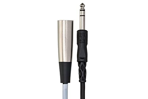 Hosa STX-102M 2-Feet Cable 1/4-Inch TRS to XLR3M by Hosa - Image 3