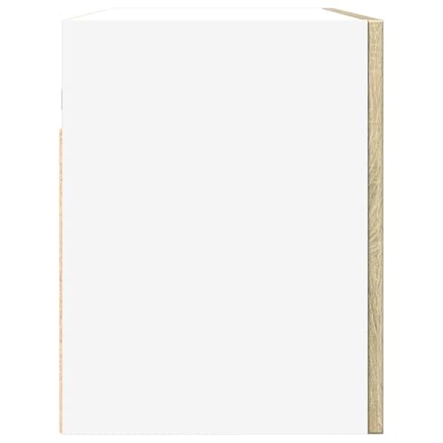 vidaXL Hängeschrank Lyon Sonoma-Eiche 60x31x40 cm Holzwerkstoff, Küche Schrank, Einbauküche, Küchenzeile, Küchenmöbel, Oberschrank, Küchenschrank
