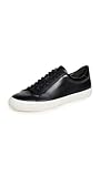 Vince Mens Fulton Lace Up Casual Fashion Sneaker Black Leather 8.5 M