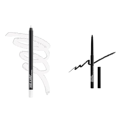wet n wild Eyeliner Pencil On Edge Matte Blanco y Negro