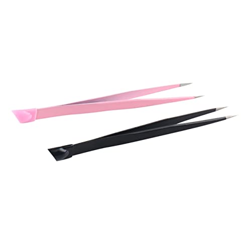 VALICLUD 2piezas Herramientas Para Uñas De Manicura Pinzas De Presión Para Calcomanías Herramienta De Bricolaje Para Decoración De Uñas