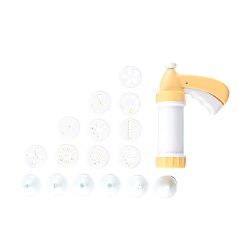 susiodeu Estrusore per siringa per Pasticceria, Durevole, antiruggine, Antiaderente, abilità di Cottura con Utensili da Cucina, Set di Pistole per Decorare Torte, ABS