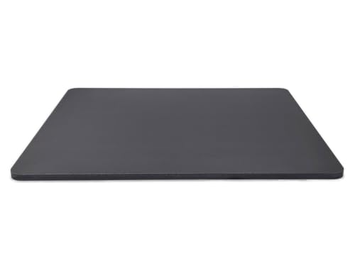 Fire World 38 x 33 cm Backstahl in 6 mm Stärke für Pizza und Brot - Pizzabackstahl für Backofen und Grill - Pizzastein aus hochwertigem Stahl