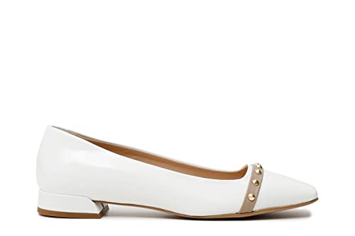 Ballerine avec clous Cafè Noir C1EG3250 en vernis noir élégant pour femme