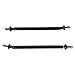MOTLTECH Splitter Rods,150mm Adjustable Front Bumper Lip Splitter Strut Rod Tie Support Bars,Black 2pcs