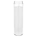 Mega Candles 6 pcs Unscented White 7 Day Glass Container Devotional Prayer Candles, Premium Wax Candle 2 Inch x 8 Inch, Sanctuary, Vigils, Prayers, Blessings, Religious, Memorials, Remembrance