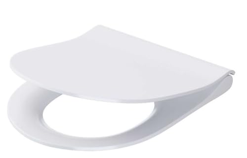 CERSANIT WC-SITZ CITY OVAL SLIM DUROPLAST ANTIBACTERIAL, SOFT CLOSE, ONE BUTTON EASY-OFF