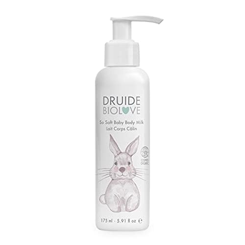 Laboratoires Druide So Soft Baby Body Milk - 175ml - Toddler Lotion - with Aloe Vera, Olive Oil, and Oat Flour - Gentle Hydration For Delicate Skin -Baby Lotion