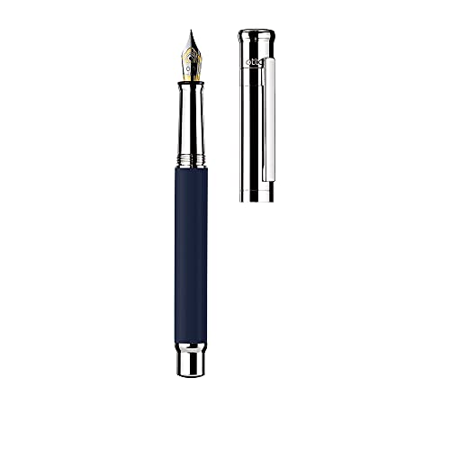 Stylo plume D04 Otto Hutt bleu platine, le cadeau d'exception pour connaisseur
