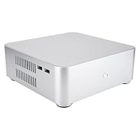 SHYEKYO Mini-ITX-Computergehäuse, HTPC-Gehäuse ITX-Gehäuse 2,5-Zoll-Festplatte Aluminiumlegierung zur Wärmeableitung für PC-Computergehäuse