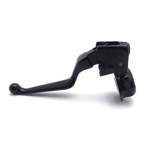 Levier d'embrayage de frein moto Dyna Fat Wide Glide noir avec support