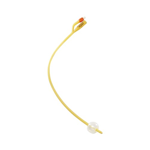 Dover™ 2-Way Foley Hydrogel Coated Latex Urethral Urinary Catheter, 20FR, 30ML, Carton of 12