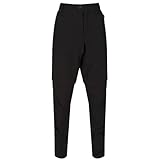 Regatta Highton Zip-Off - Pantalón de Senderismo de Corte Recto Y Tejido Elástico - Trousers Hombre