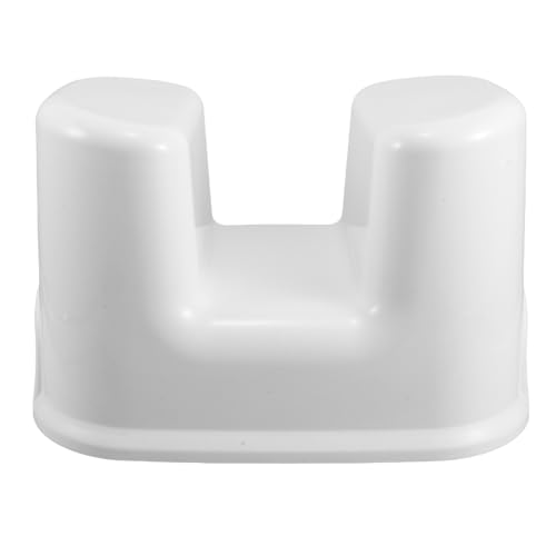Beaupretty Silla de Ducha Antideslizante para Adultos y Embarazadas, Taburete de Baño Ergonómico de Plástico en Color Claro, Asiento Portátil para Baño Seguro y Cómodo en Interiores, Ayuda