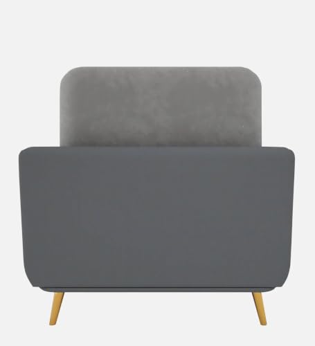 Image of Modern Sofa, 1 Seater with Decorative Cushions, Chesterfield Arm Three Seater for Living Room Guest Room Hotels & Office (1 Blue and Beige)