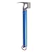 BORDSTRACT Outdoor Tent Stake Hammer, Stainless Steel Cap, Bull Horn Design, Aluminum Handle, Multi Function Camping Tool (Blue)