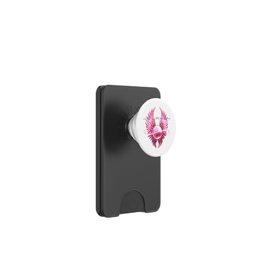 Evita caídas de tu iPhone con PopSockets PopWallet para MagSafe Journey Pink con tarjetero