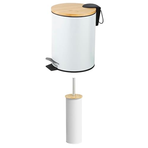 Set de baño Naturline Amig de diseño minimalista con detalles de madera 1