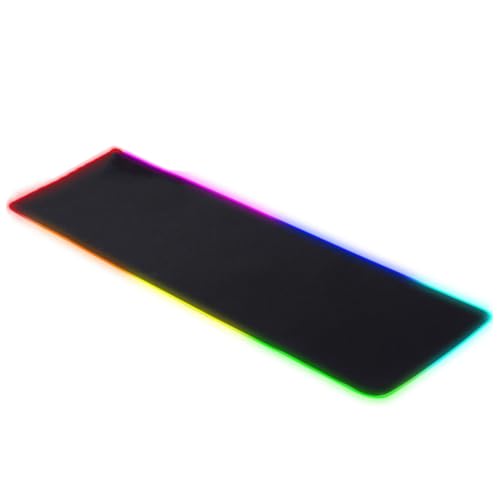 Tapis de souris RVB lumineuse grand format monde pour jeu