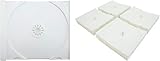 25 Solid White Colored Replacement CD Trays/Inserts for CD Jewel Boxes! #CDIR80SW- Fits Any Standard Size 10mm Jewel Box!