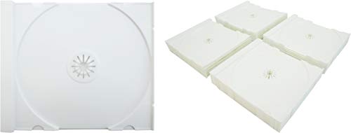 25 Solid White Colored Replacement CD Trays/Inserts for CD Jewel Boxes! #CDIR80SW- Fits Any Standard Size 10mm Jewel Box!